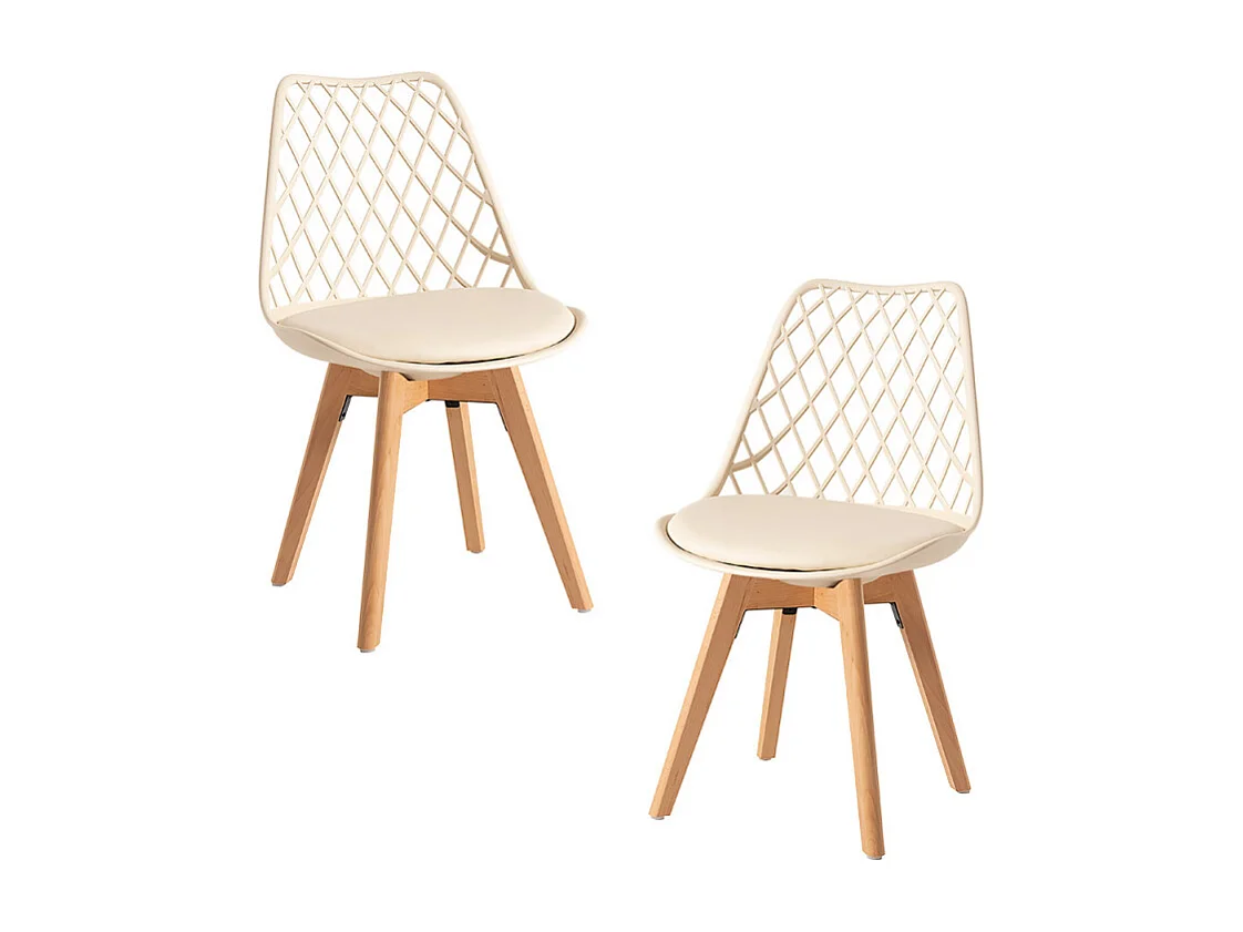 Packs Sillas Comedor - Pack 2 Sillas Mima - Beige