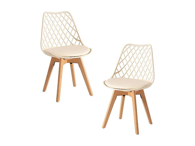 Packs Sillas Comedor - Pack 2 Sillas Mima - Beige