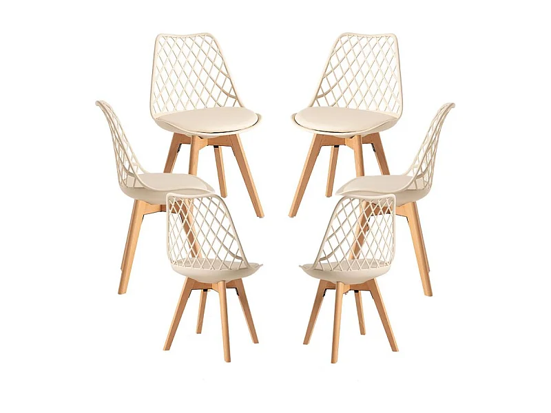 Packs Sillas Comedor - Pack 6 Sillas Mima - Beige