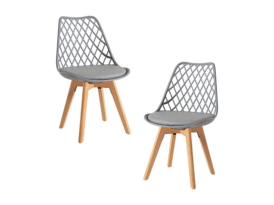 Packs Sillas Comedor - Pack 2 Sillas Mima - Gris claro