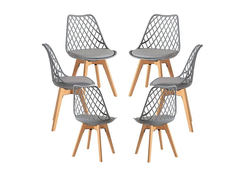 Packs Sillas Comedor - Pack 6 Sillas Mima - Gris claro