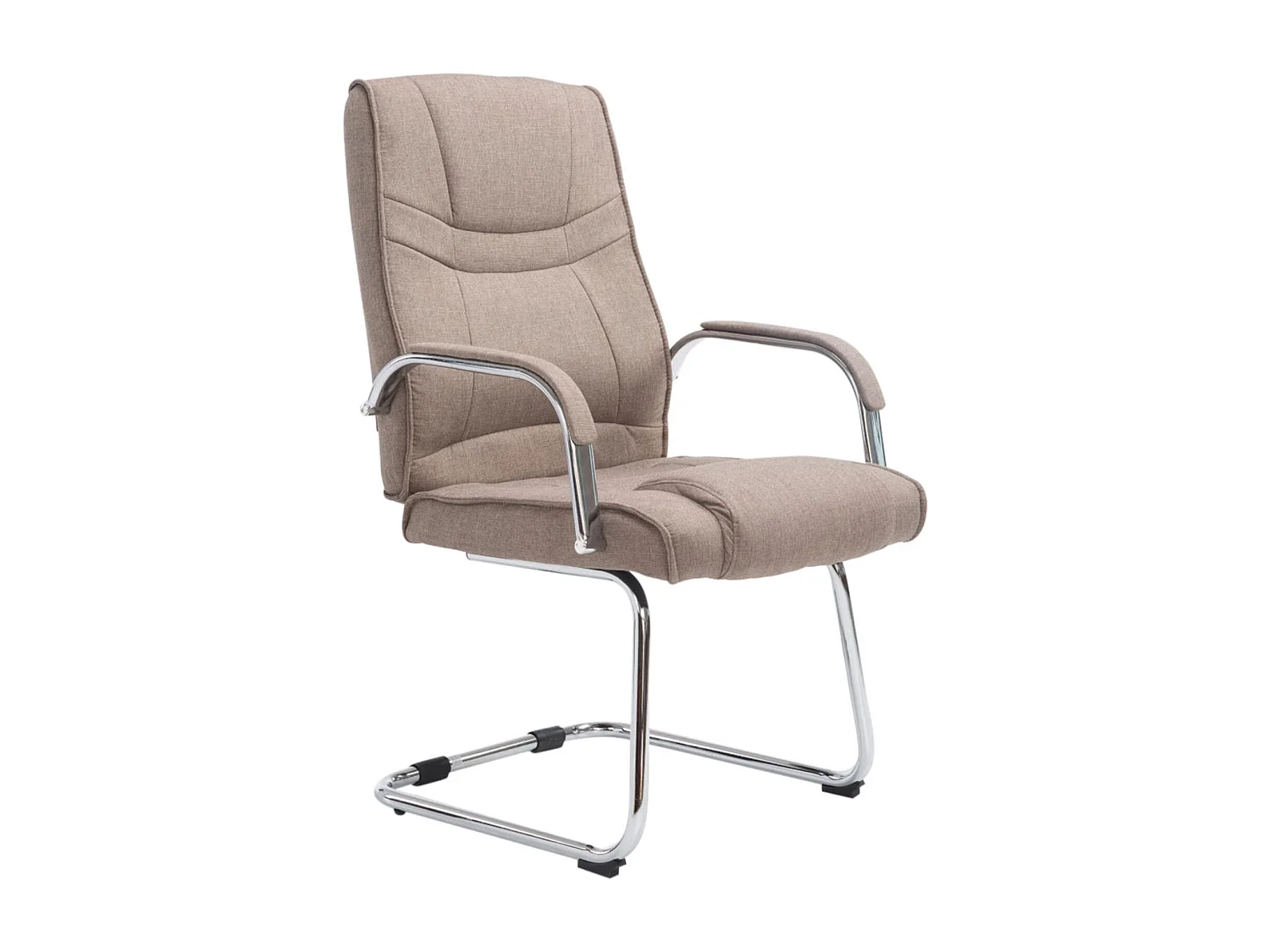 Lot de 2  chaises oscillantes - Tissu & Nature - Taupe - Attila