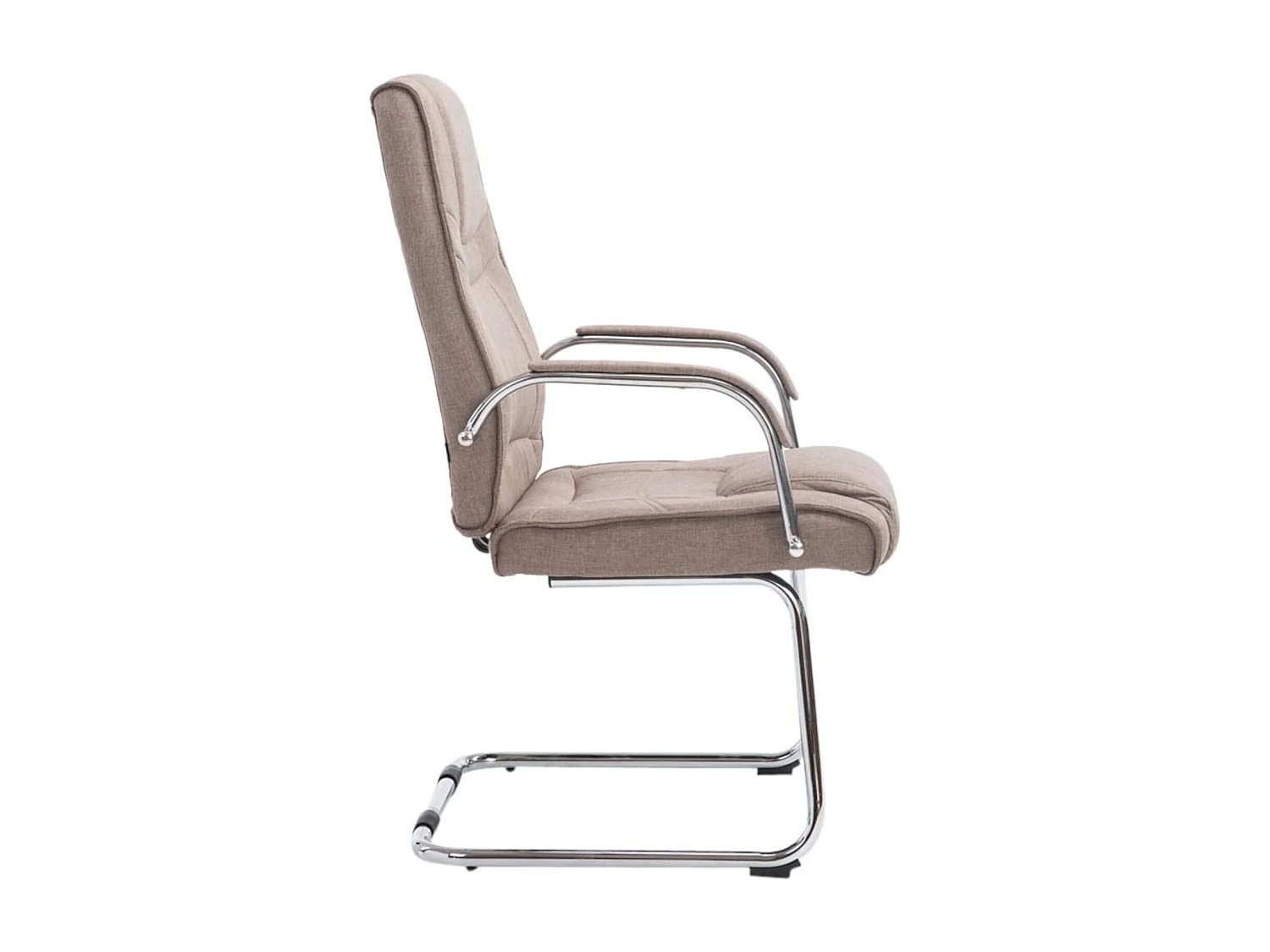 Lot de 2  chaises oscillantes - Tissu & Nature - Taupe - Attila