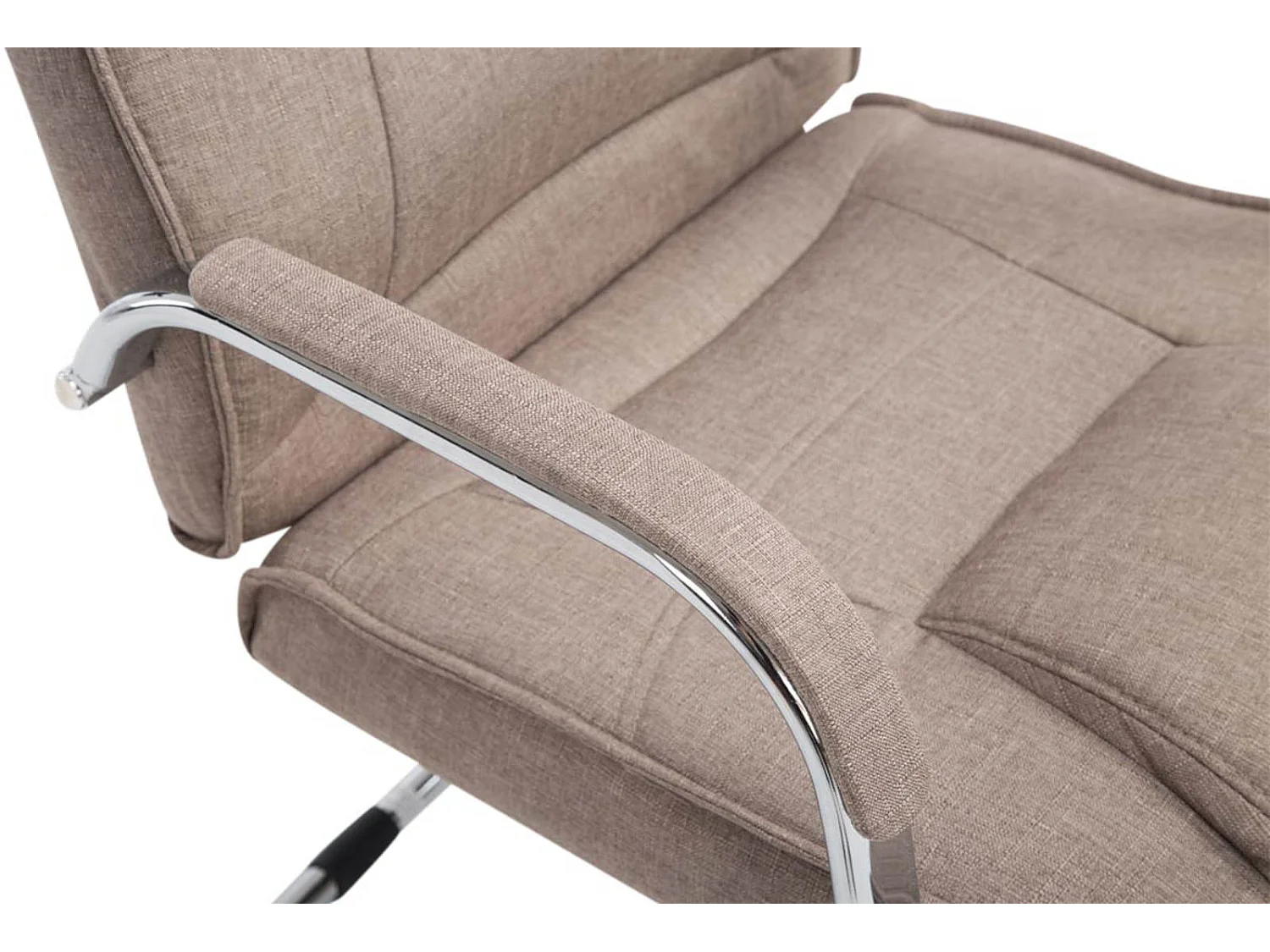 Lot de 2  chaises oscillantes - Tissu & Nature - Taupe - Attila