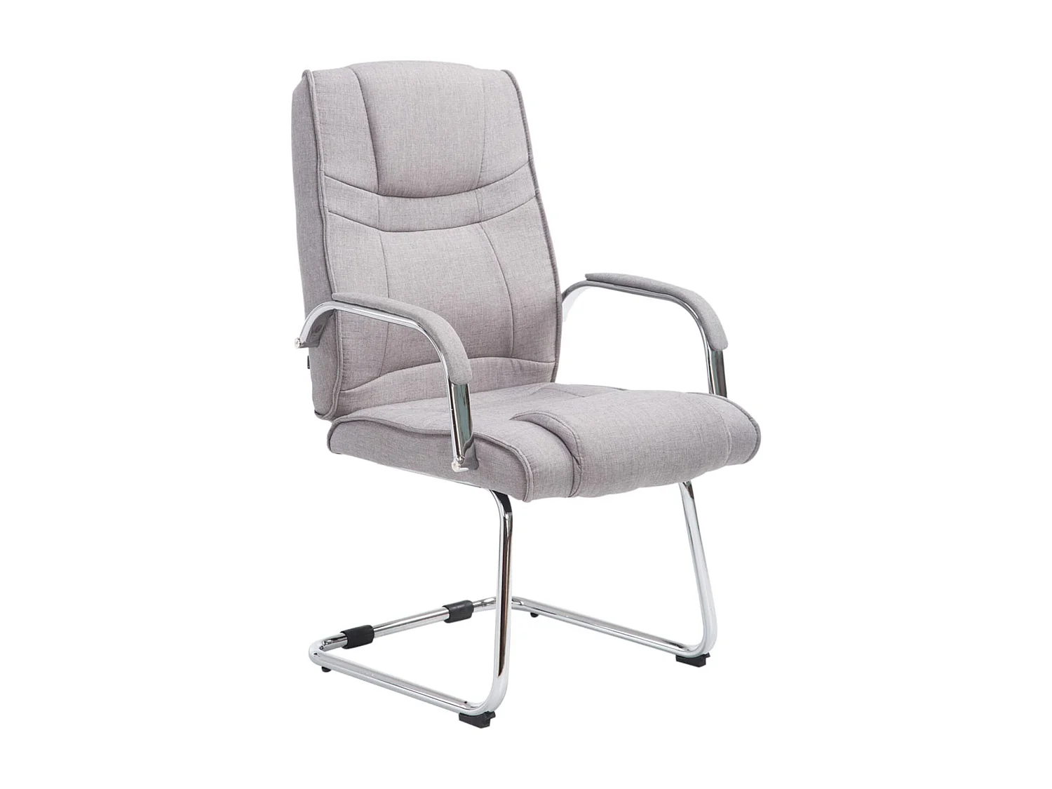 Lot de 2  chaises oscillantes - Tissu & Nature - Gris - Attila
