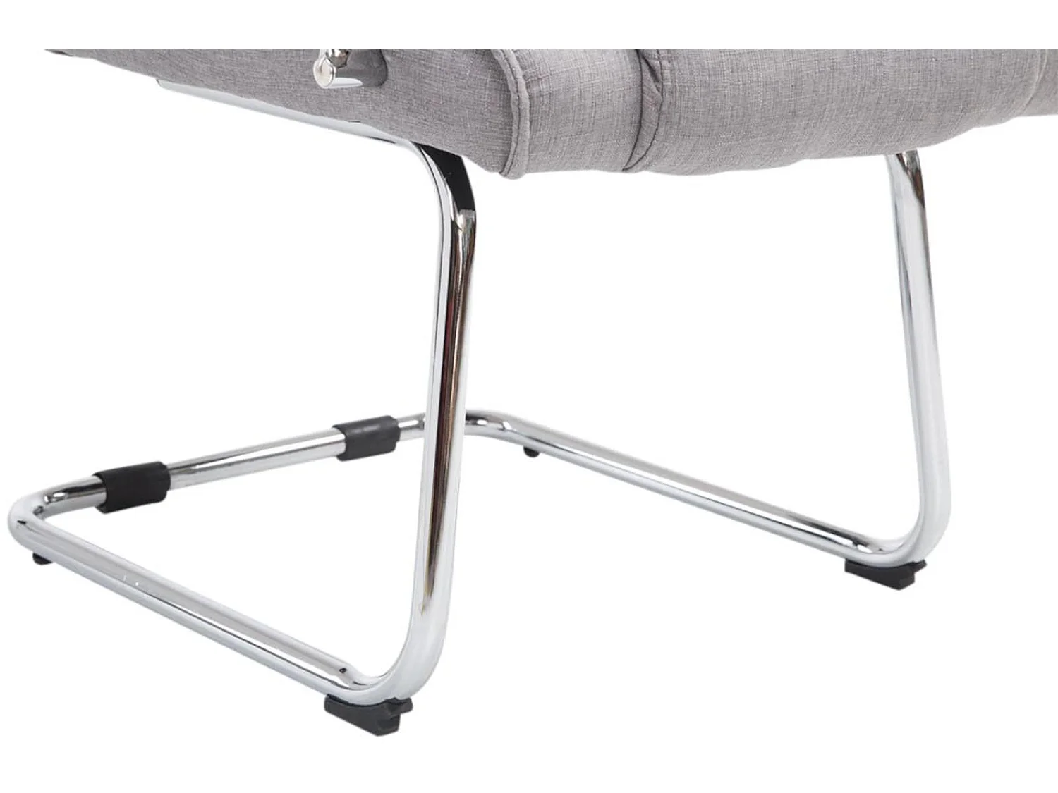 Lot de 2  chaises oscillantes - Tissu & Nature - Gris - Attila