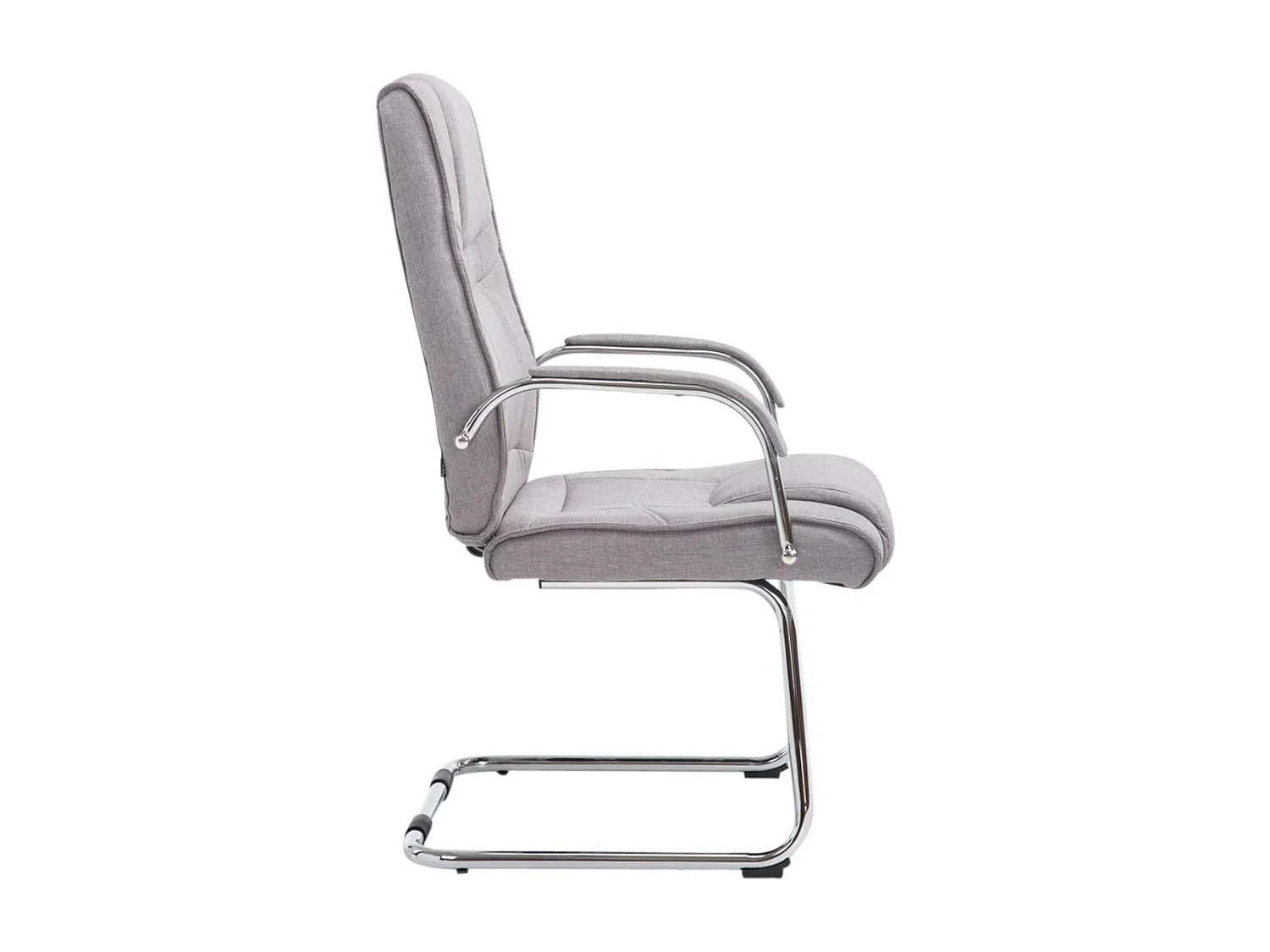 Lot de 2  chaises oscillantes - Tissu & Nature - Gris - Attila