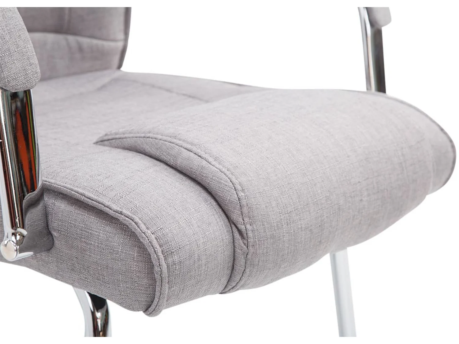 Lot de 2  chaises oscillantes - Tissu & Nature - Gris - Attila