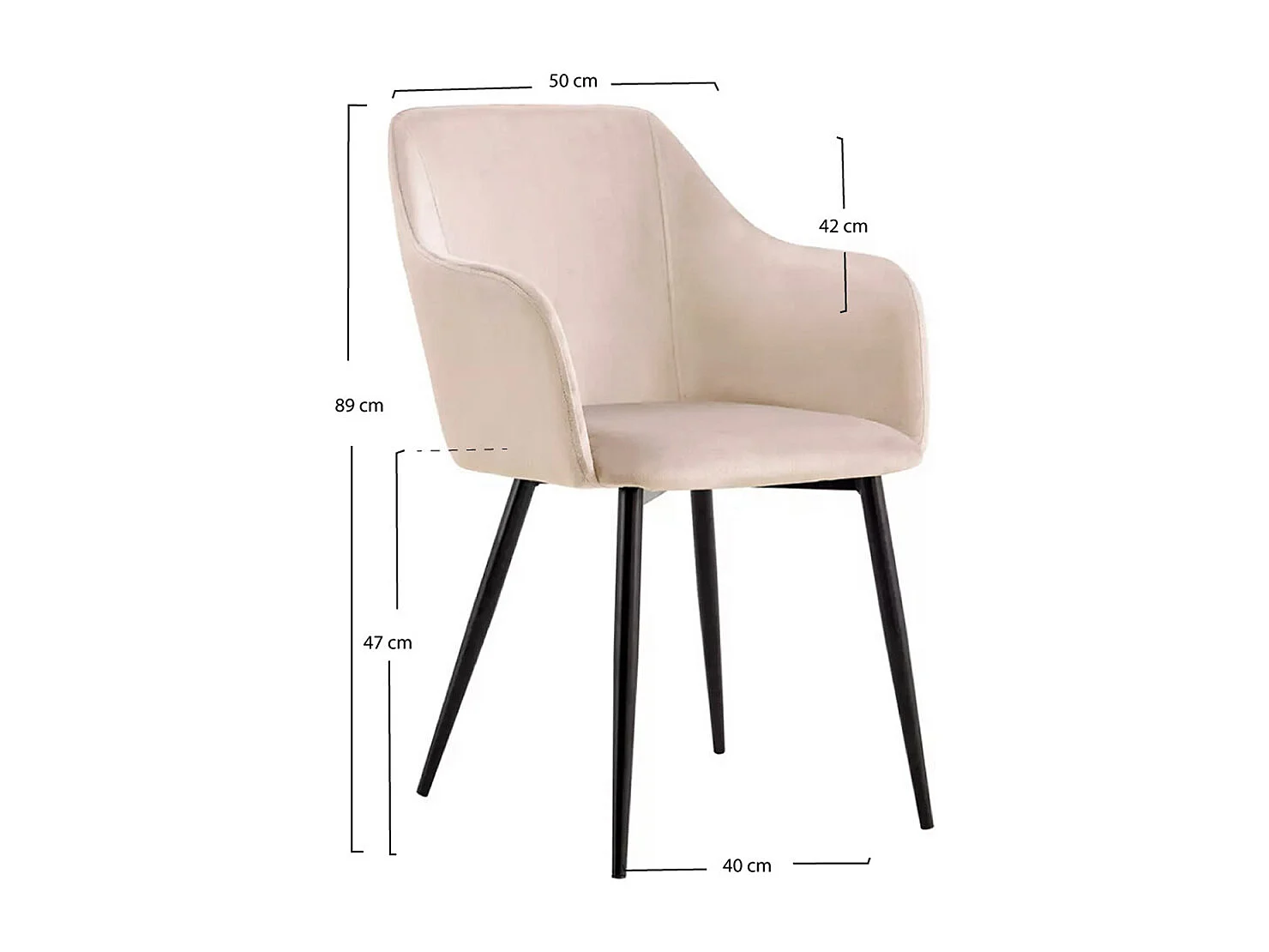 Packs Sillas Comedor - Pack 2 Sillas Puan Terciopelo - Beige