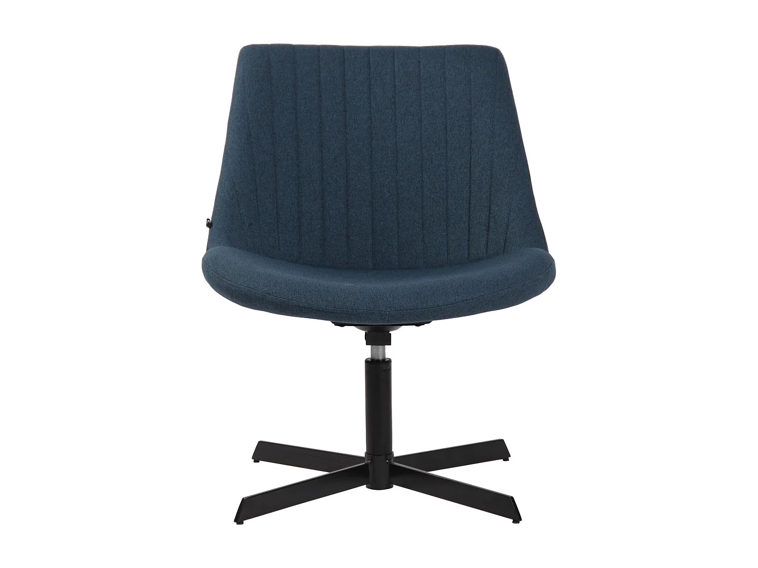 Chaise gondole - Tissu & Métal noir mat - Bleu - Granby