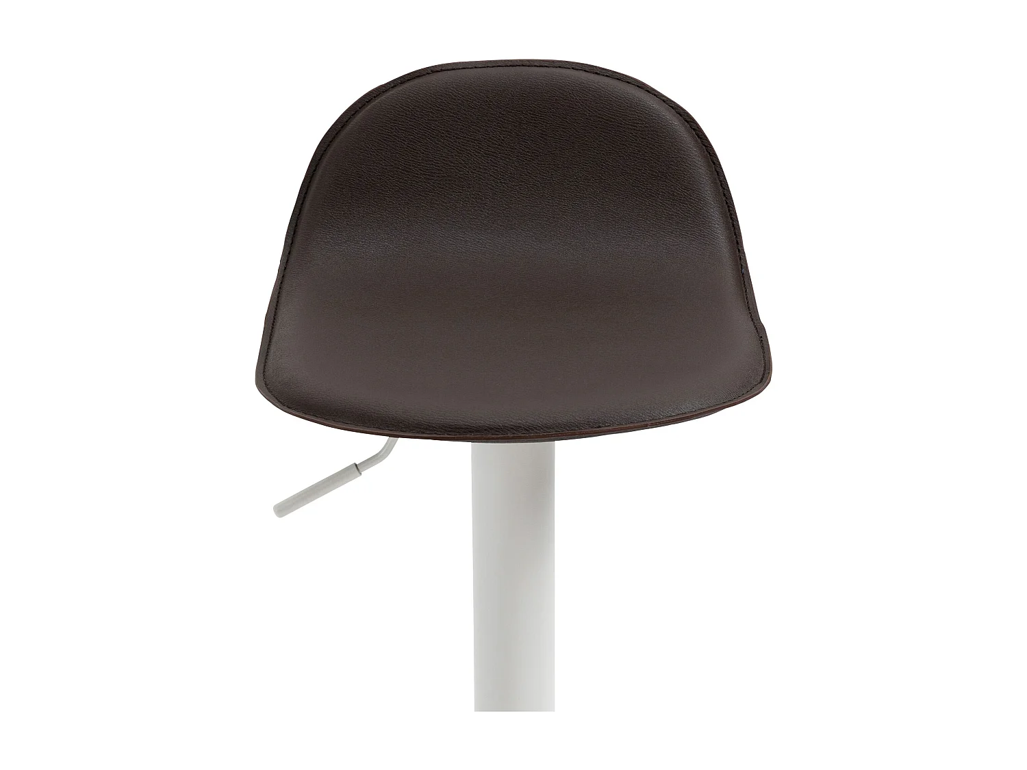 Tabouret de bar - Similicuir & Métal - Marron - Lana V2