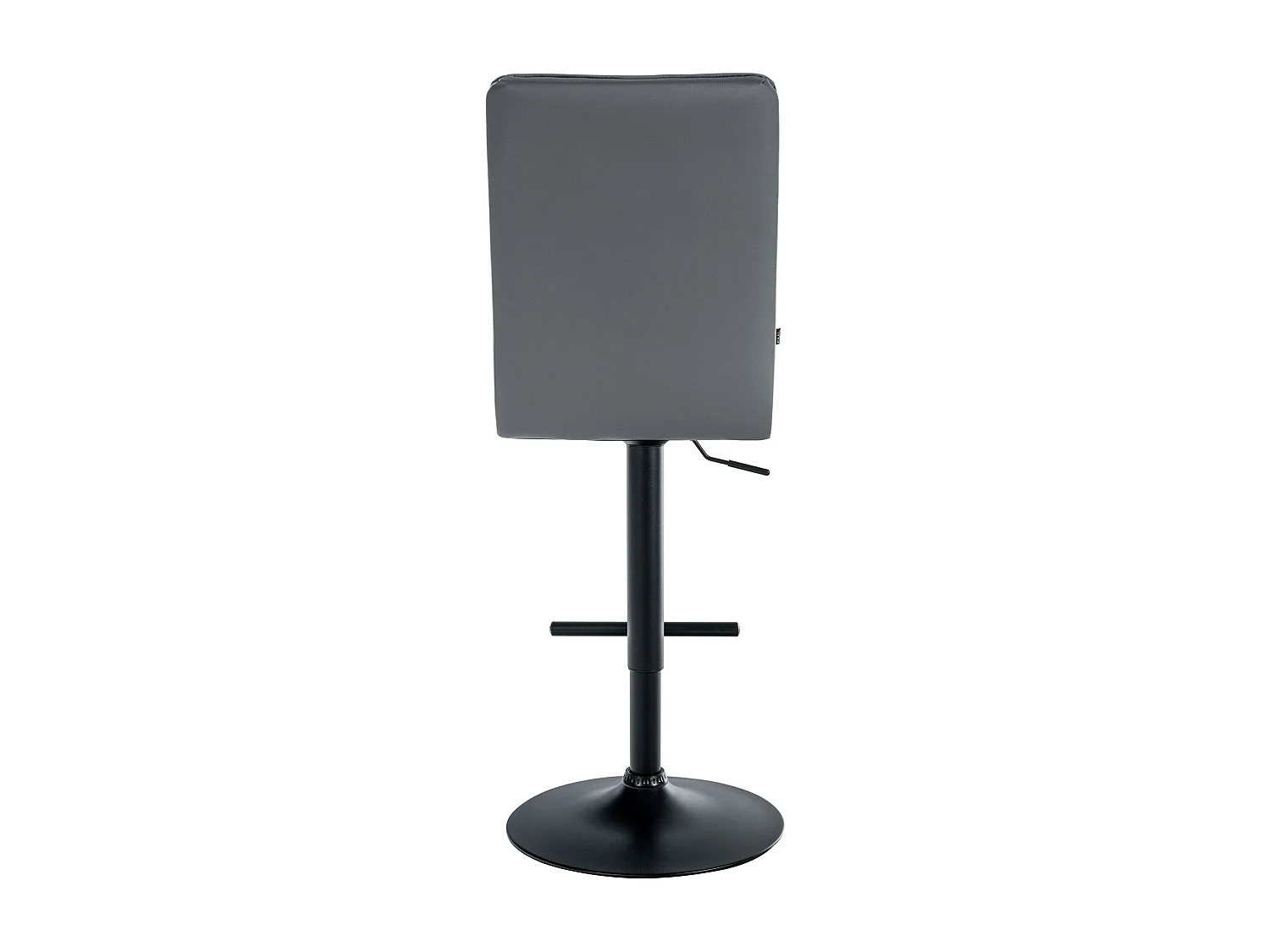 Tabouret de bar - Similicuir (PVC) & Métal - Gris - Peking V2