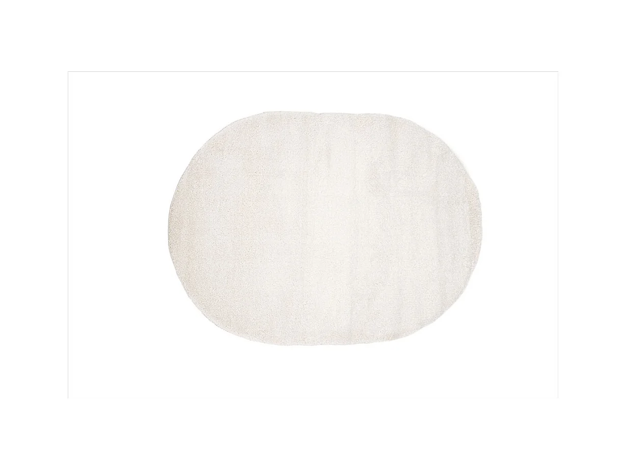 Tapis Déco Ovale "Walter" 240x340cm Blanc