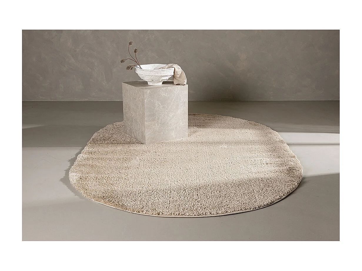 Tapis ovale en tissu épais 340x240cm ETIENNE