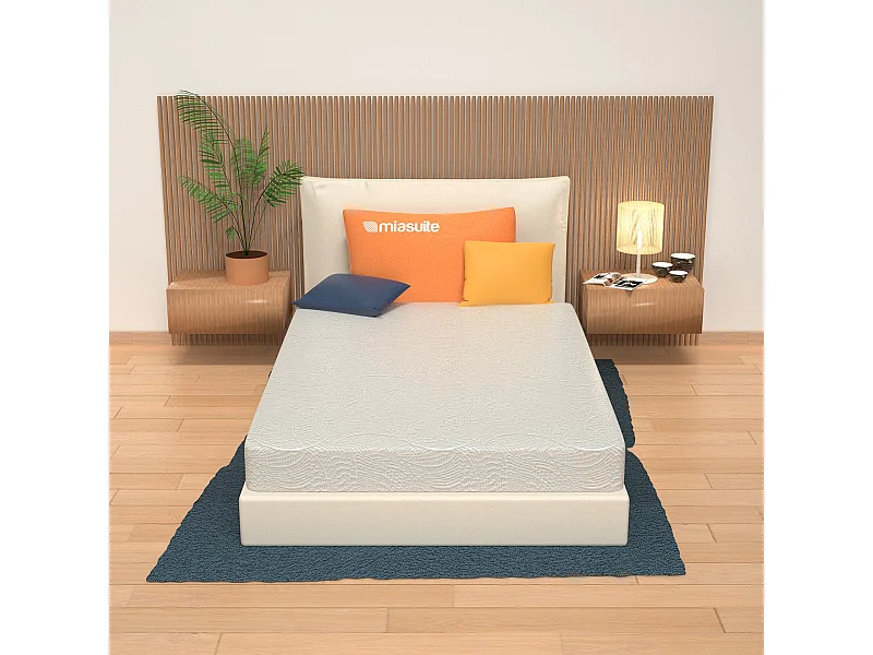 Matratze Abziehbare 120x190 - Höhe 18 cm, Waterfoam, Hypoallergen, Milbenhemmend, Atmungsaktiv | Sim H18