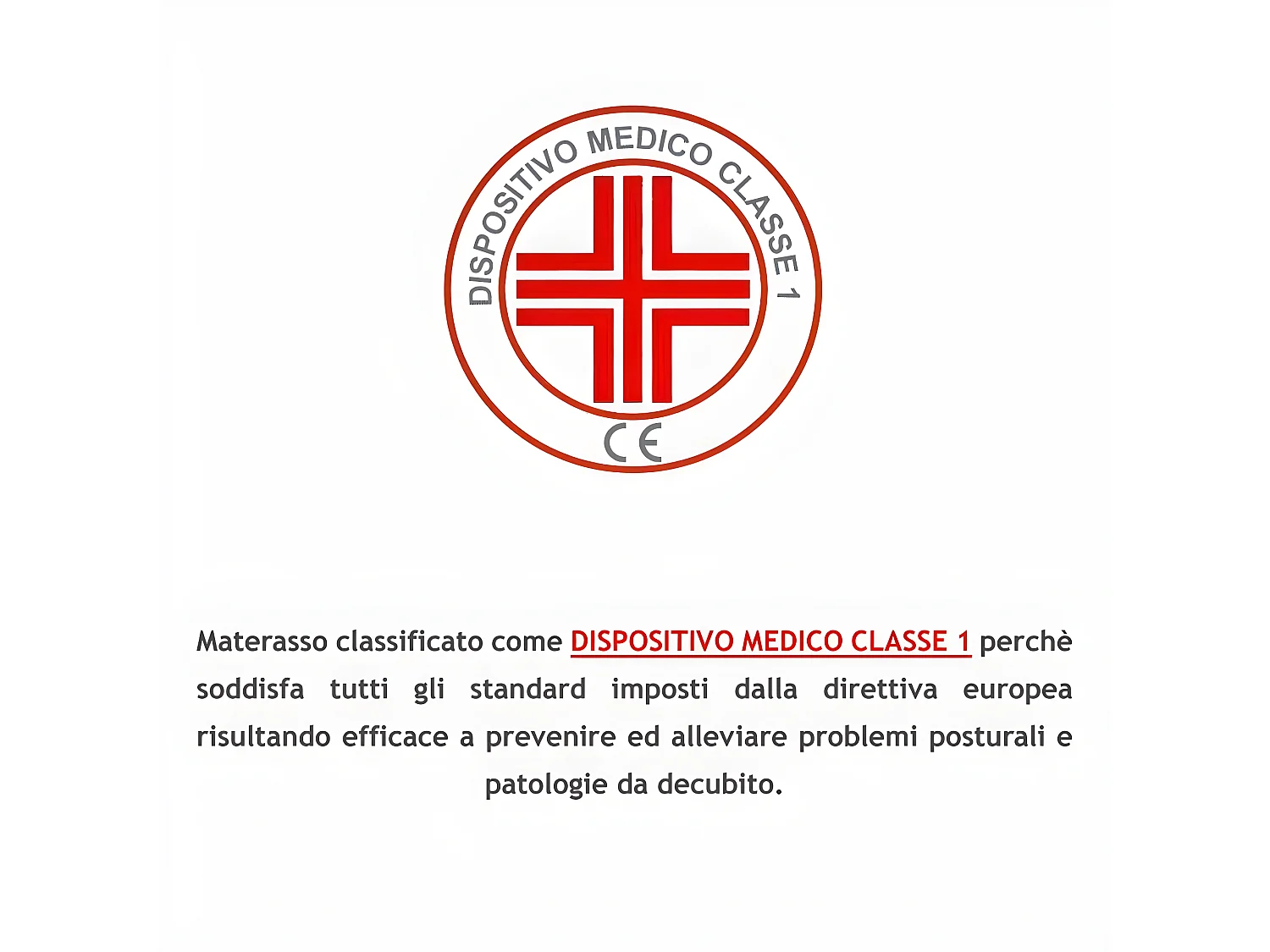 Topper Memory Foam singolo 120x200 - alto 5 cm, rivestimento Dry Amicor, sfoderabile | Correttore H5