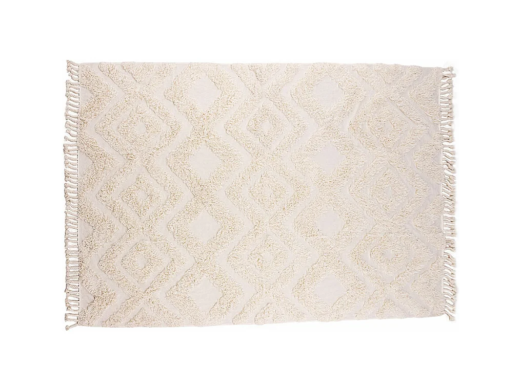 Tapis Déco Tufté "Hilma" 200x300cm Naturel