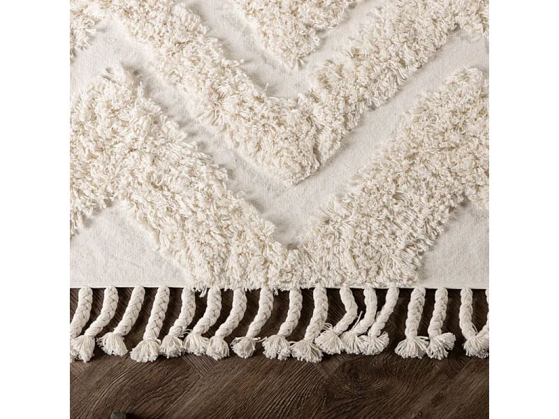 Hilma vloerkleed 300x200cm wit.