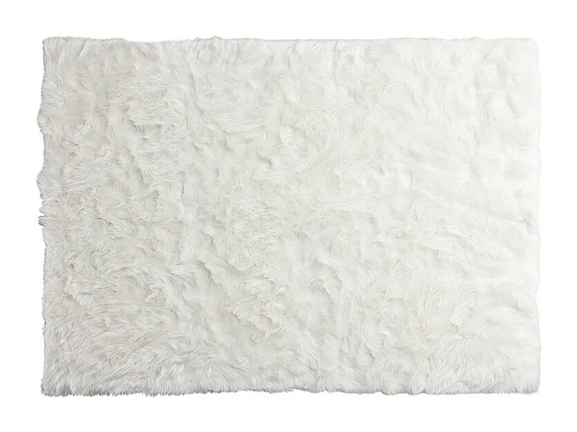 Tapis Imitation Fourrure "Katy" 160x230cm Blanc