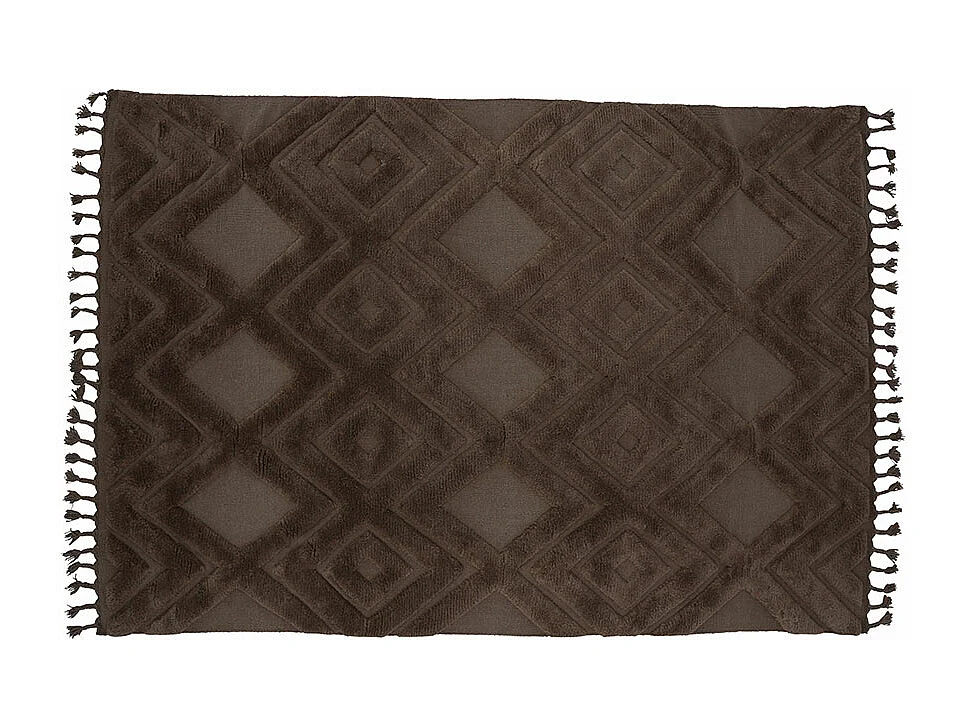 Dahlia Teppich 300x200cm dunkelbraun.