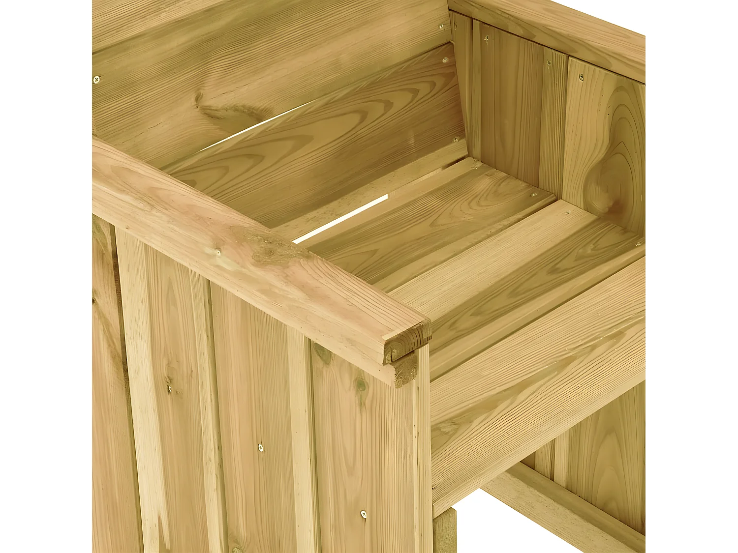 Mobilier à dîner de jardin 7 pcs avec coussins Pin imprégné 6