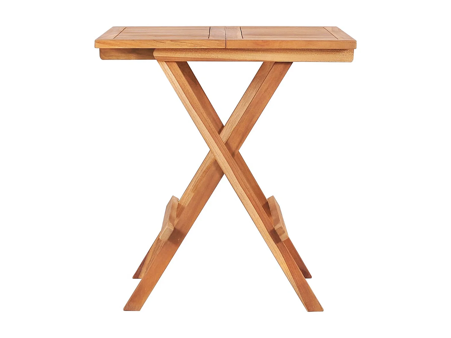 Ensemble de bistro 3 pcs avec coussins bleu royal Bois de teck