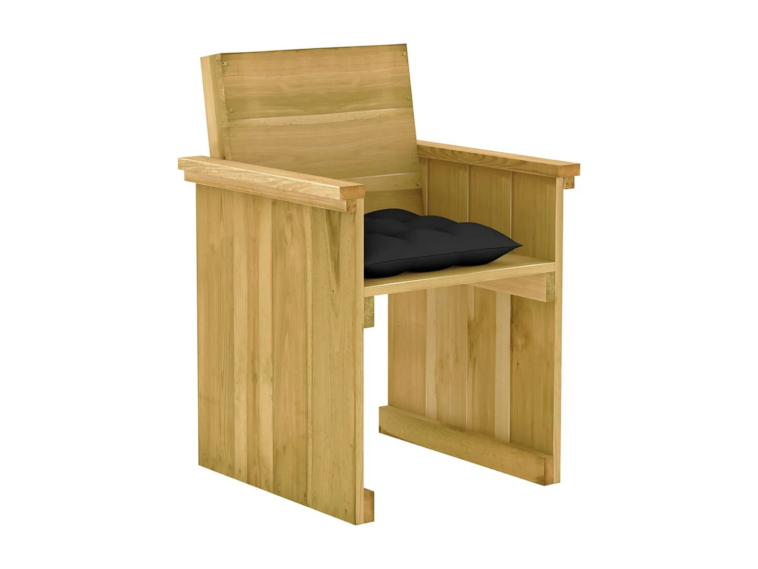 Mobilier à dîner de jardin 7 pcs avec coussins Pin imprégné 10