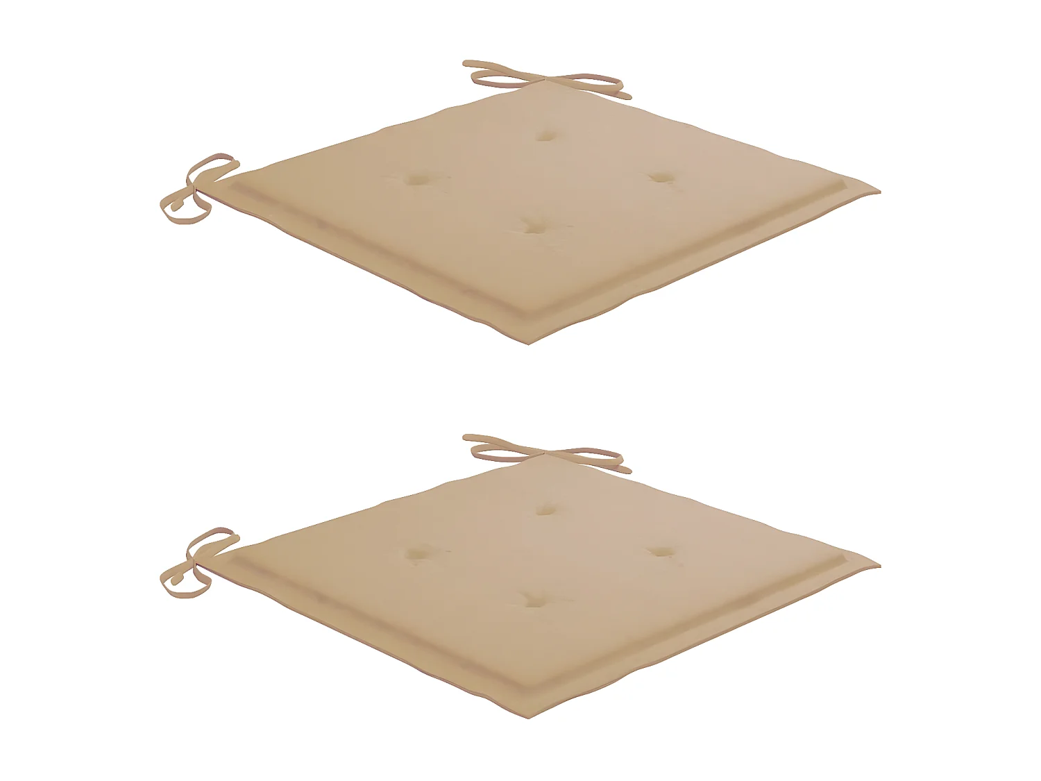 Chaises de jardin avec table à thé et coussins Acacia solide 15