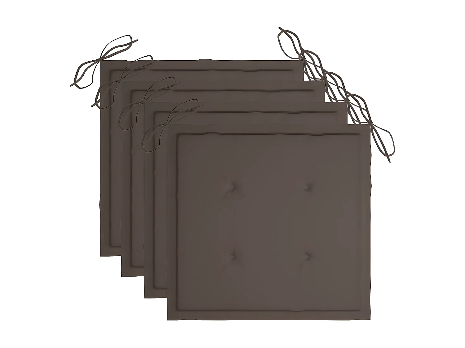 Mobilier à dîner d'extérieur pliable 5 pcs avec coussins Bambou 19