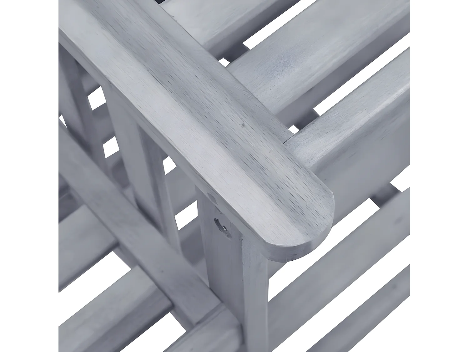 Chaises de jardin avec table à thé et coussins Acacia solide 32