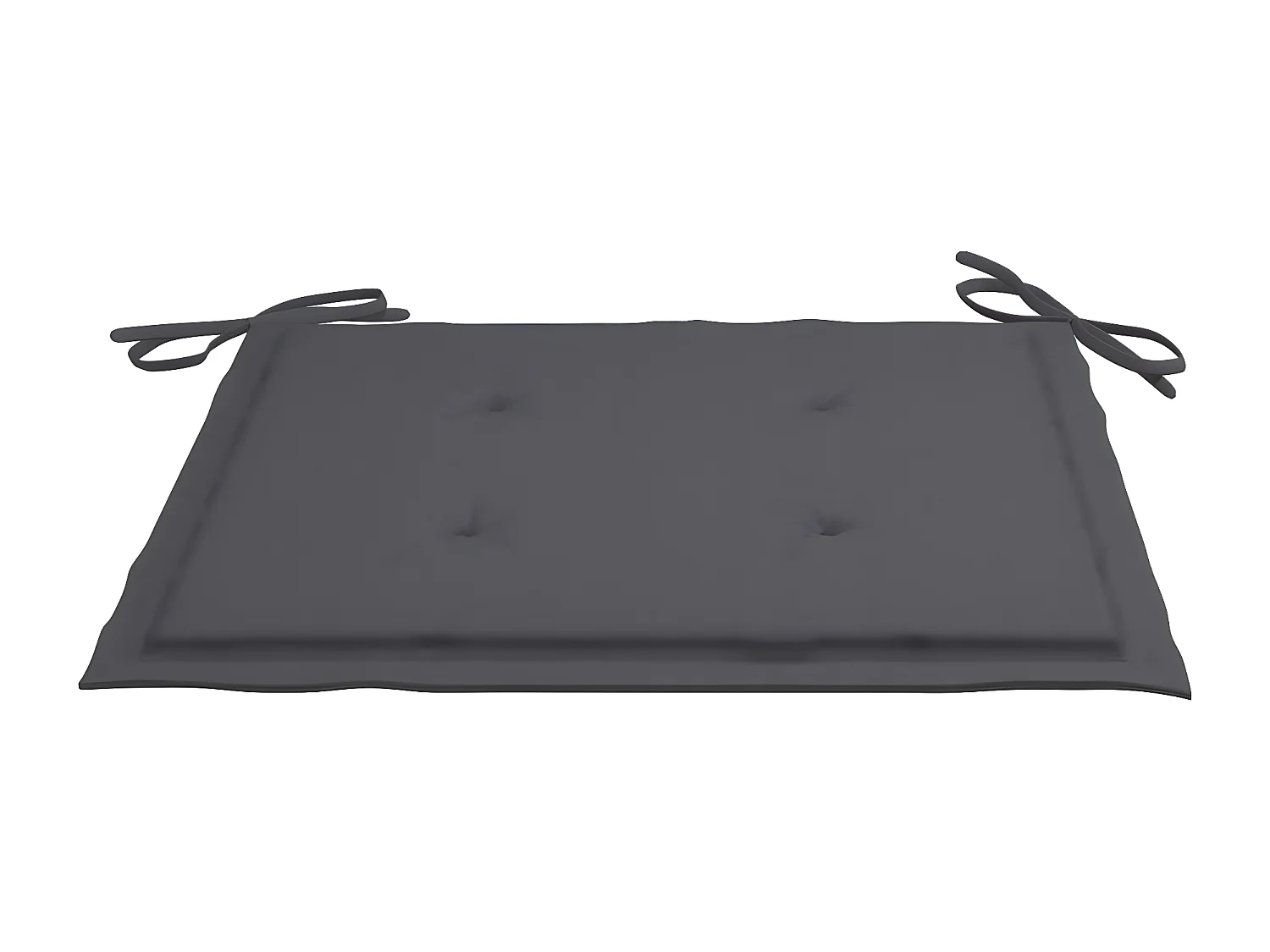 Chaises de jardin avec table à thé et coussins Acacia solide 2