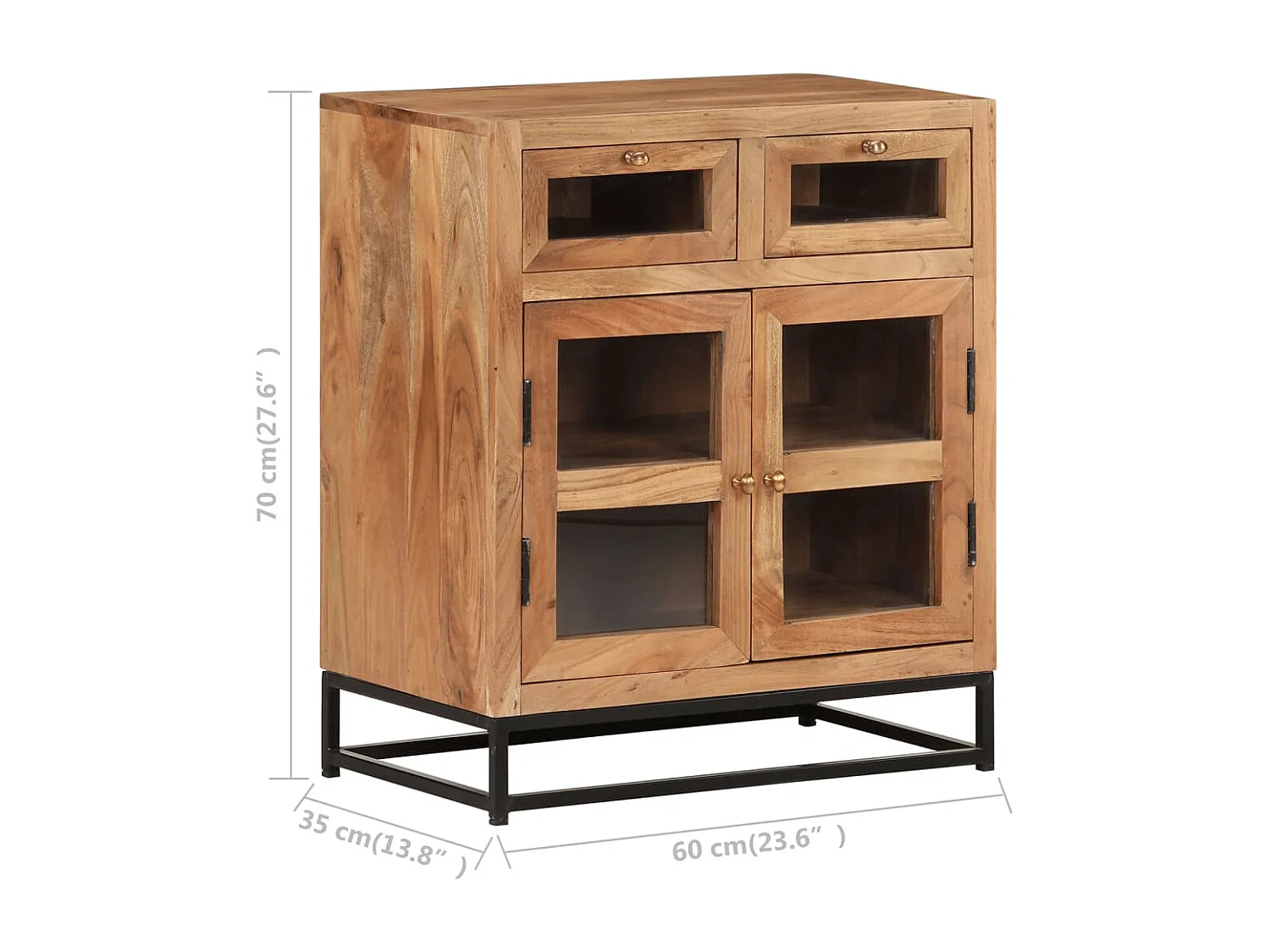 Buffet 60x35x70 Bois d'acacia massif 2