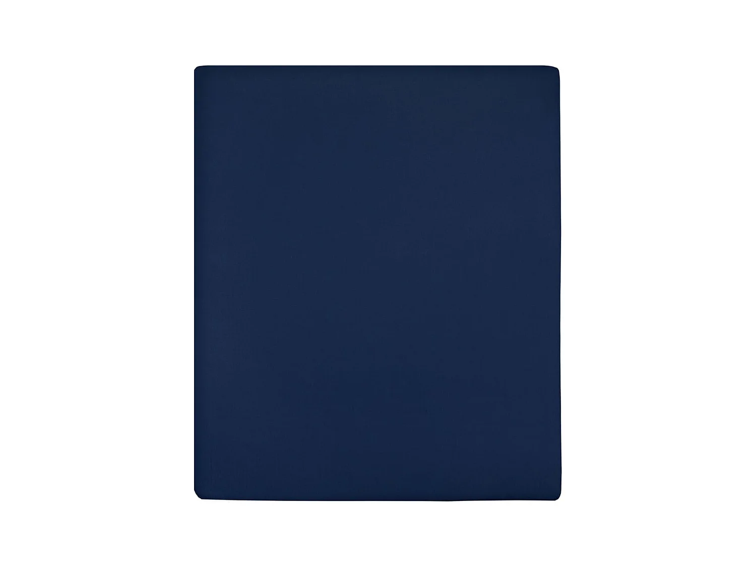 Hoeslaken jersey 160x200 cm katoen marineblauw
