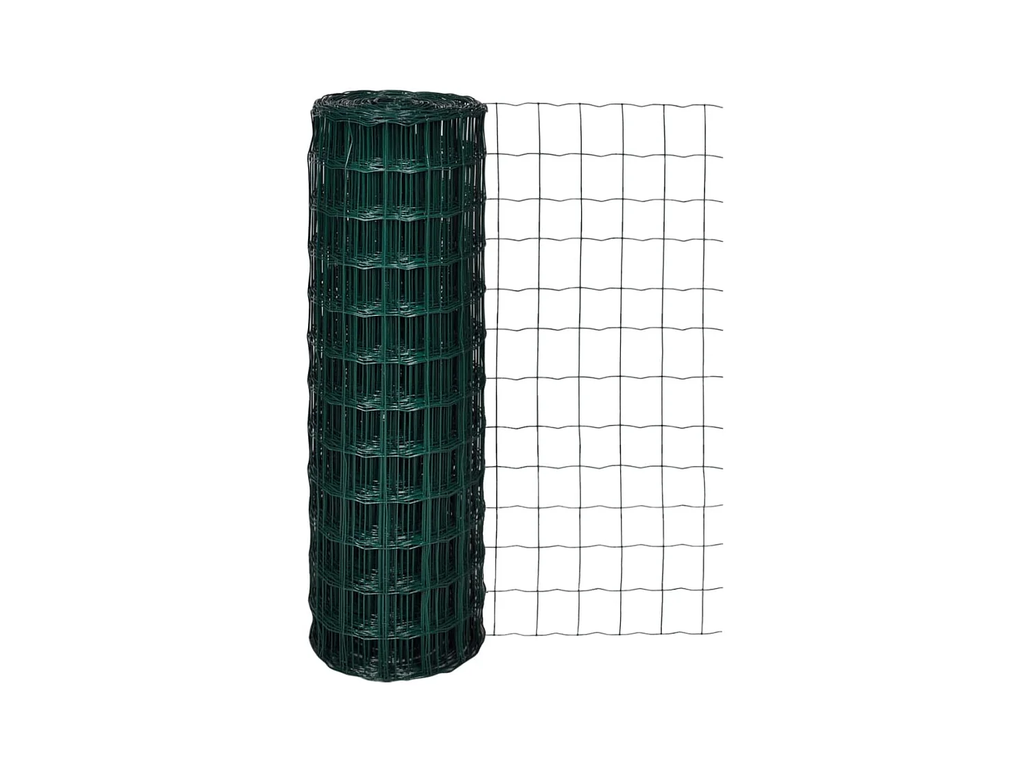 Clôture euro Acier 10 x 1,2 m Vert 3
