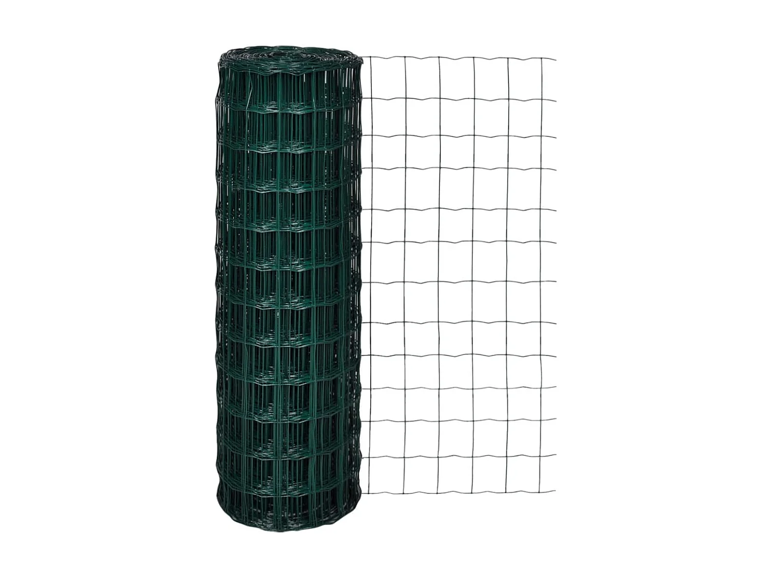 Clôture euro Acier 10 x 1,2 m Vert 3