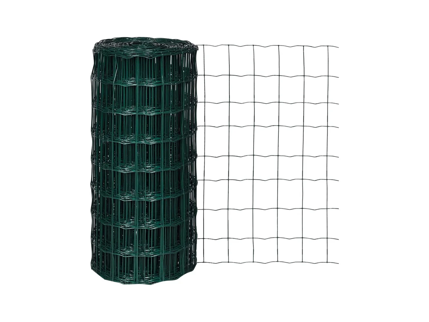 Clôture euro Acier 25 x 0,8 m Vert 4