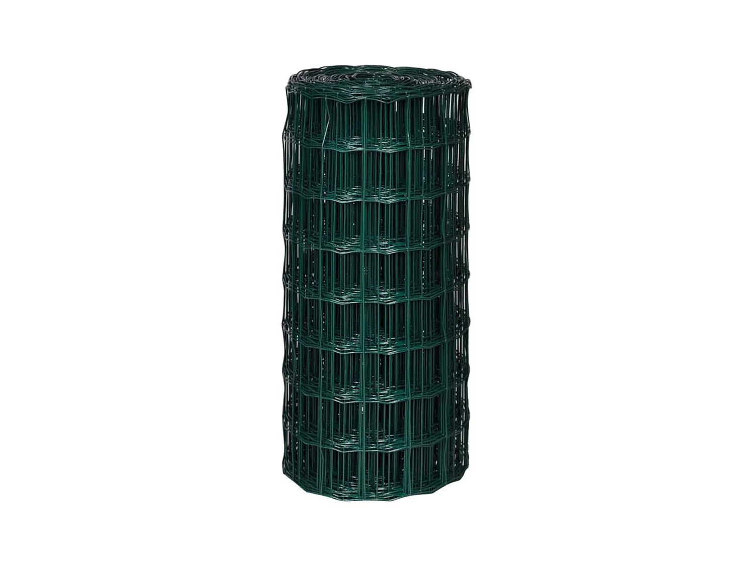 Set de euro valla acero verde 25x0,8 m