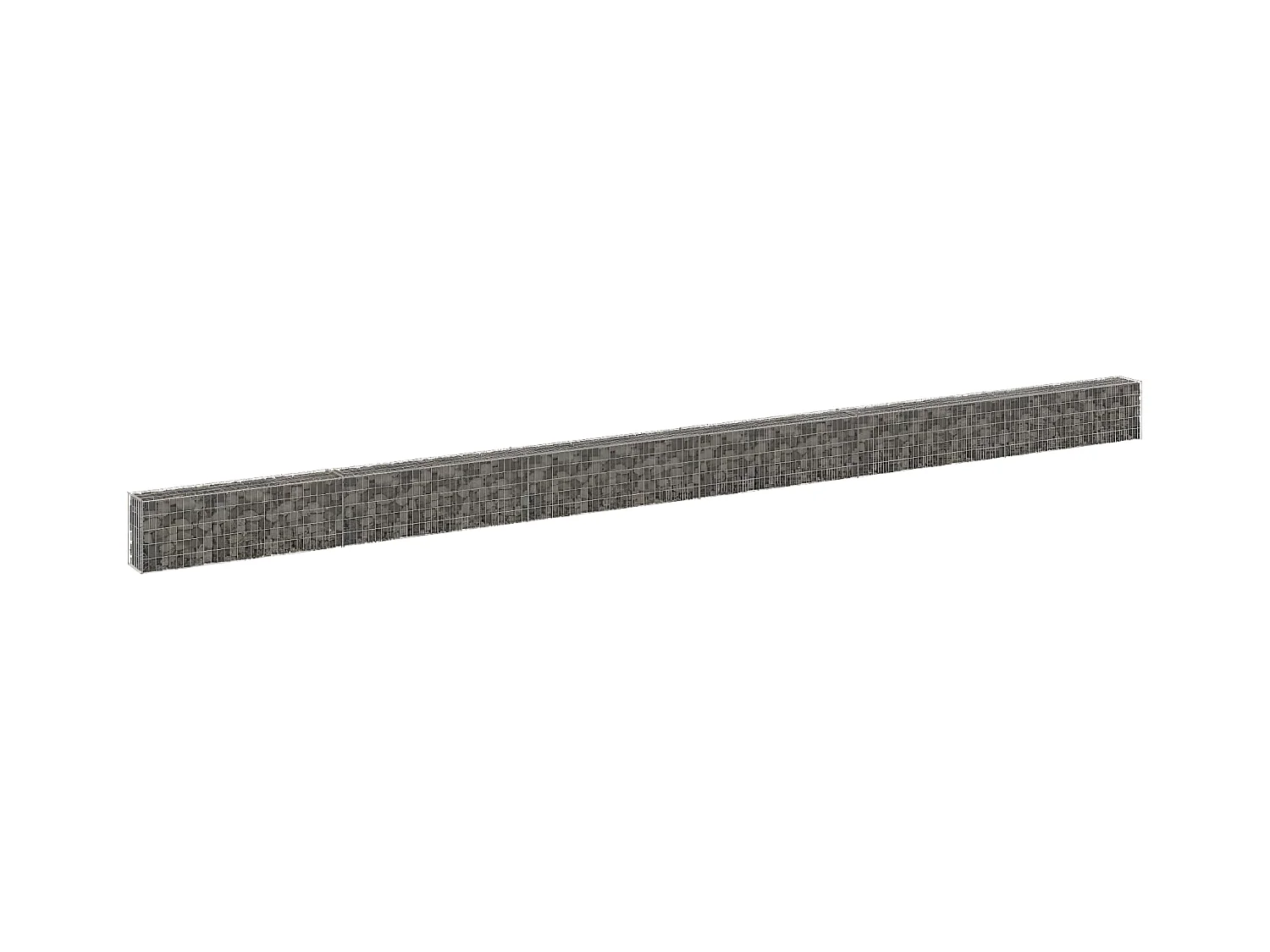 Mur en gabion avec couvercles Acier galvanisé 900x30x50