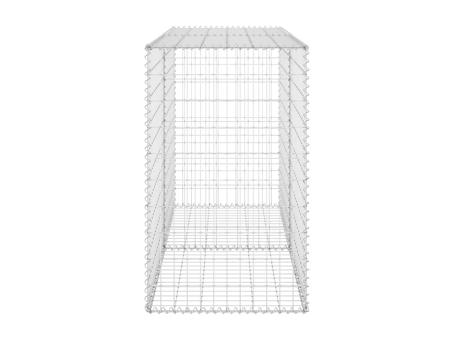 Mur en gabion avec couvercles Acier galvanisé 150x60x100