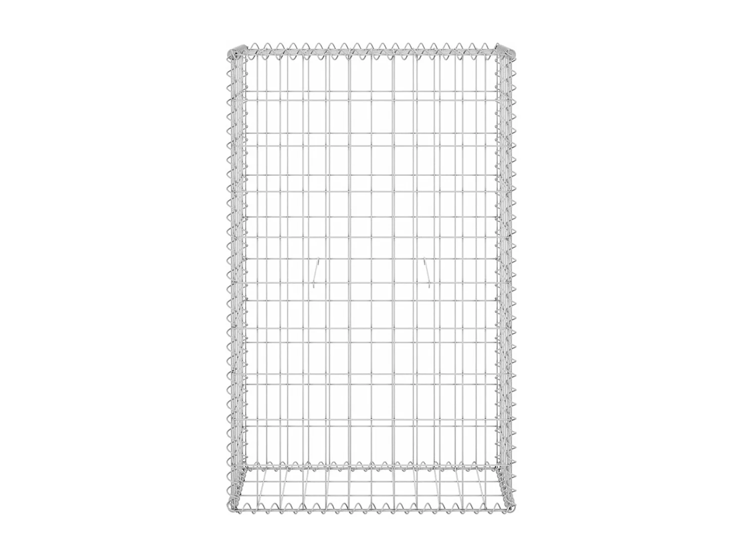 Mur en gabion avec couvercles Acier galvanisé 60x30x100