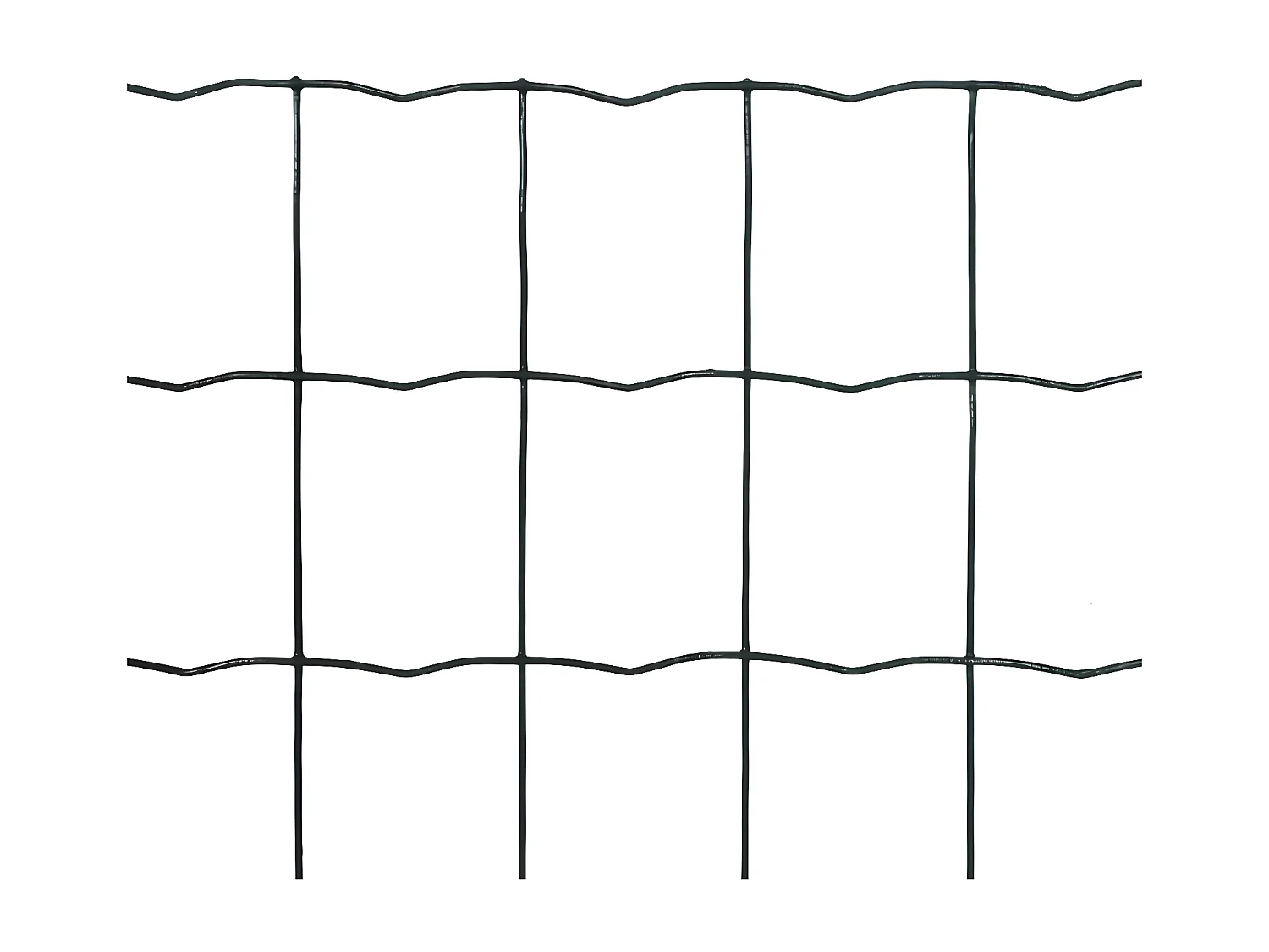 Clôture euro Acier 25 x 1,5 m Vert 3