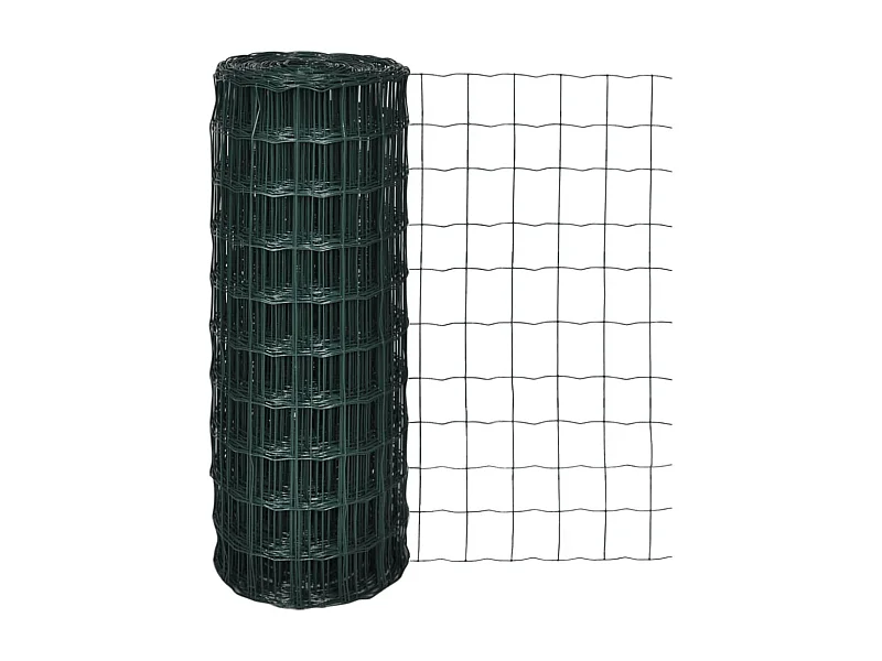 Clôture euro Acier 25 x 1,0 m Vert 3