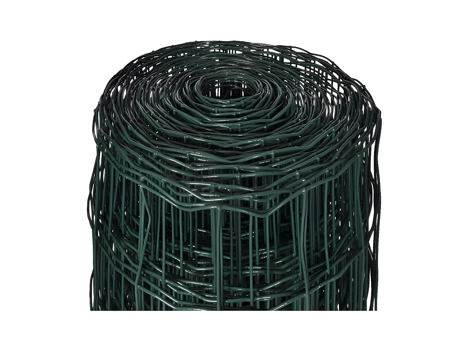 Euro hek 25x1,0 m staal groen