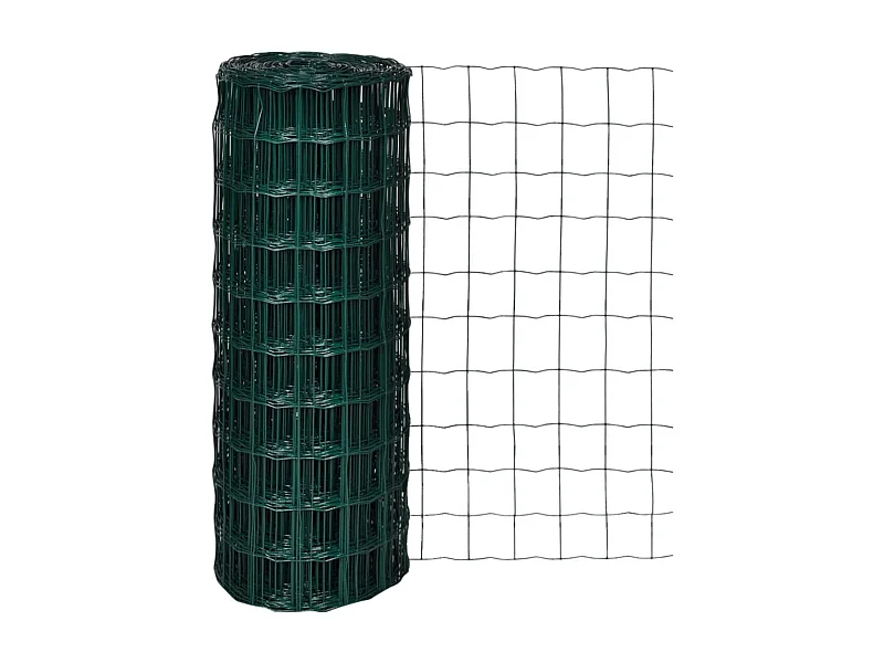 Clôture euro Acier 10 x 1,0 m Vert