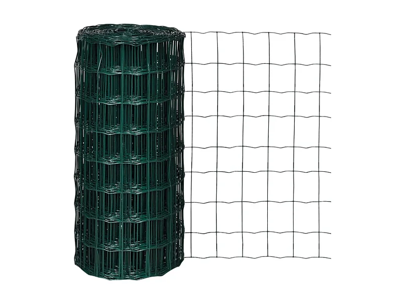 Clôture euro Acier 10 x 0,8 m Vert