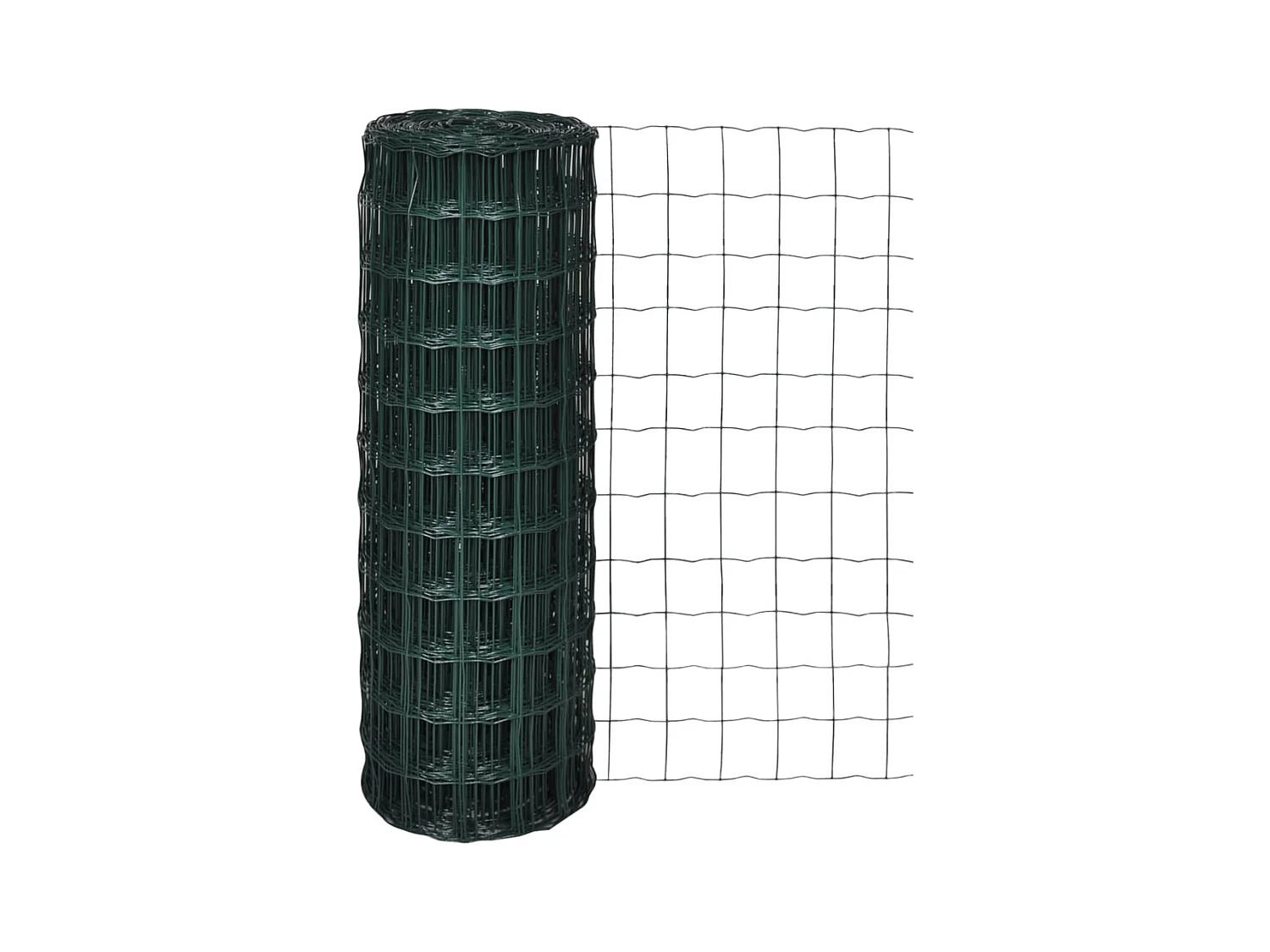 Clôture euro Acier 25 x 1,2 m Vert