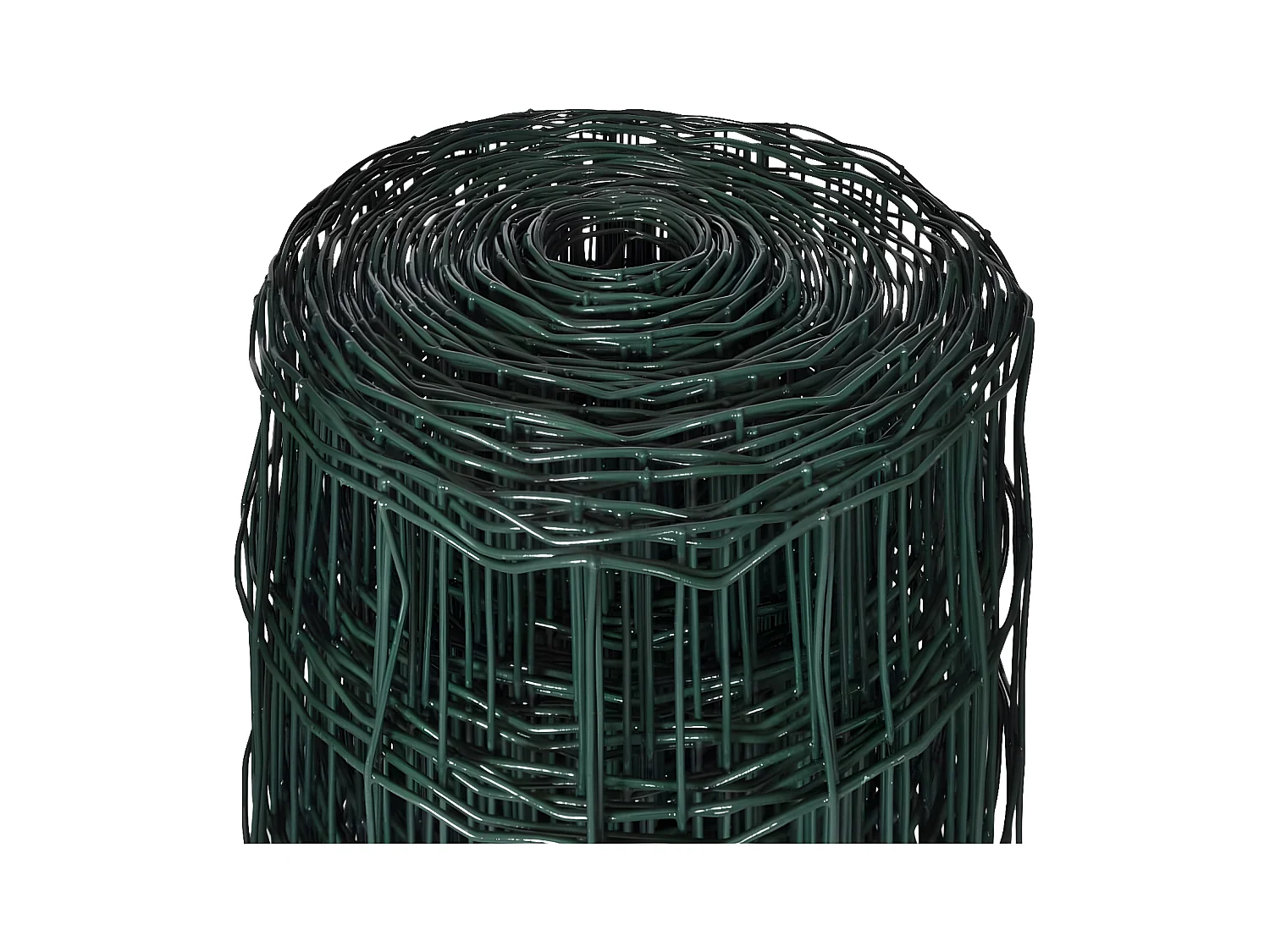 Euro hek 25x1,2 m staal groen