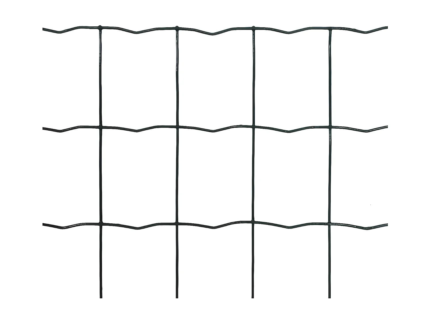Clôture euro Acier 10 x 1,5 m Vert 2