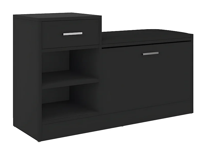 Banc à chaussures Noir 94,5x31x57