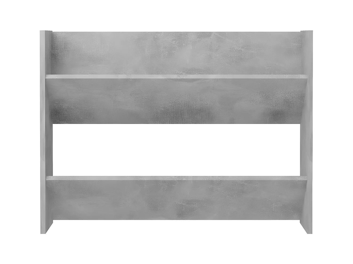 Armoire à chaussures murale Gris béton 80x18x60